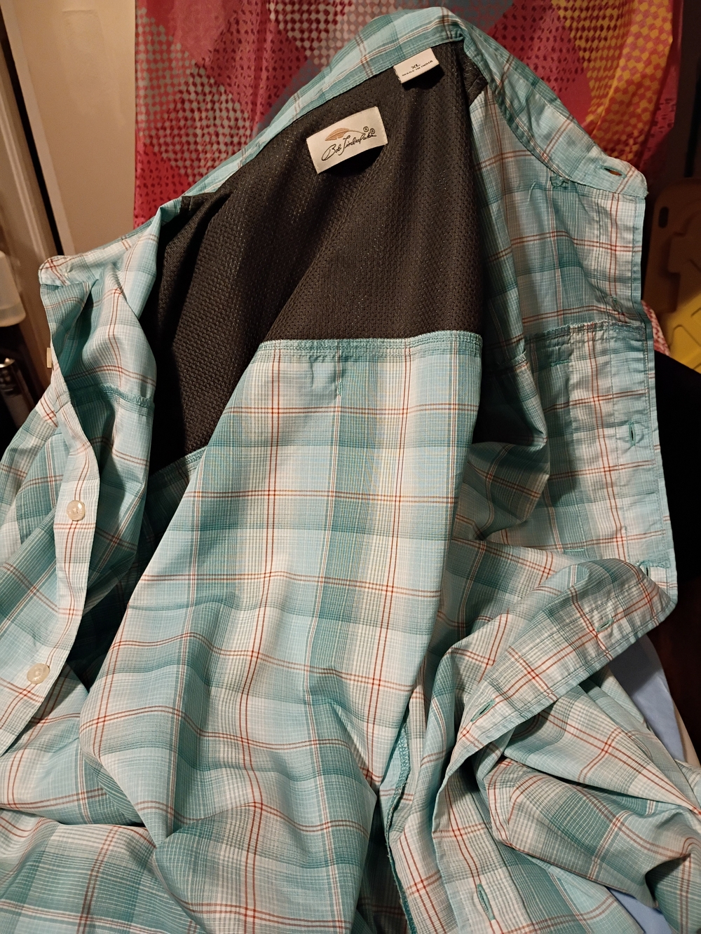 Ben Sherman Men’s Teal Plaid Lightweight Jacket